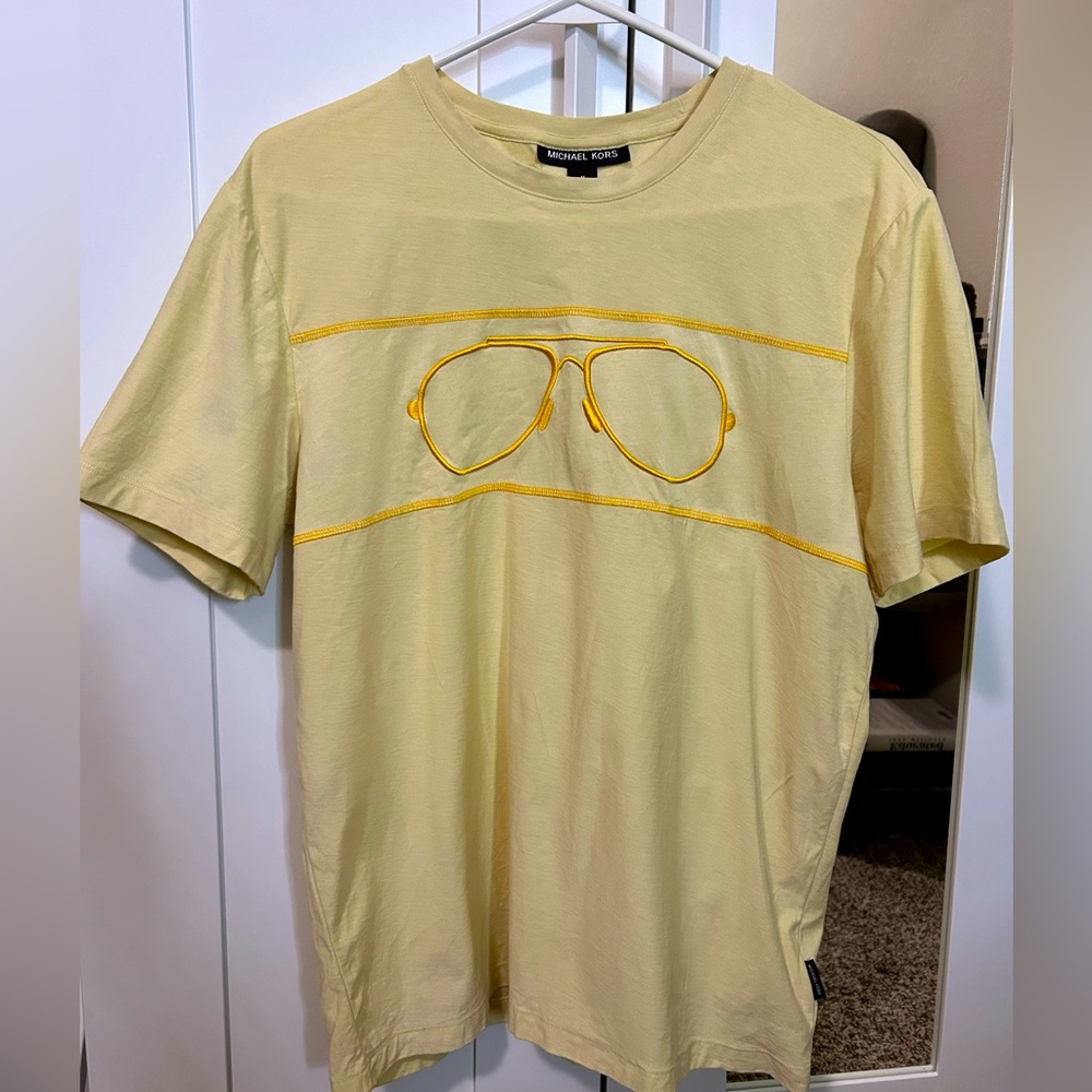 Michael Kors Yellow Glasses Shirt